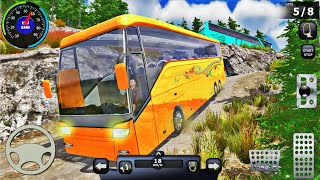 Real City Coach Bus Driving Simulator  Euro Bus Driver 3D  Android Gameplay [upl. by Aivatnohs981]