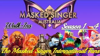 The Masked Singer Australia  WalkIns  Season 14 [upl. by Ddal]