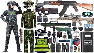 Special Forces Military Toy Gun Set Open Box AK47 M416 Rifles Rocket Launcher M24 Sniper Rifle [upl. by Corly]