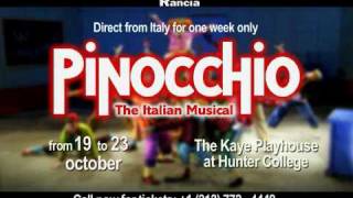 quotPinocchio the Italian Musicalquot  Spot TV USA [upl. by Sualocin]