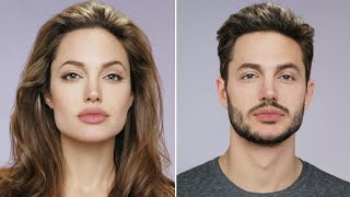 Top 30 Famous Female Celebrities Gender Swap ⭐ Female to Male  Faceapp [upl. by Alister]