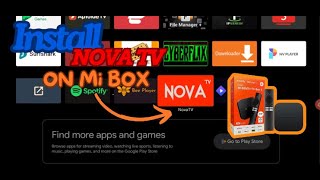 How to install Nova TV APK on Mi Box Any Android TV Box or Firestick [upl. by Dnomal70]