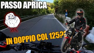 PASSO DELLAPRICA IN DOPPIO CON UN 125 É FATTIBILE  HONDA CB125R  Motovlog ITA [upl. by Abocaj]