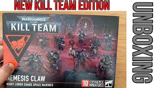 NEW KILL TEAM Nemesis Claw Unboxing See those new tokens [upl. by Onirefez]