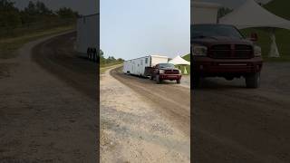 Mega cab long box with the big 53ft racing trailer [upl. by Repmek]