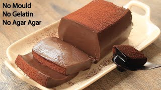 Do you have milk Delicious dessert NO Mould No Agar Agar NO gelatin Tastiest Chocolate Pudding [upl. by Yrret]