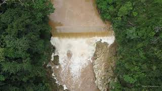 Cascada La Planta Eléctrica Tanamá Arecibo Puerto Rico  2023 4K Aerial Footage [upl. by Hairym656]