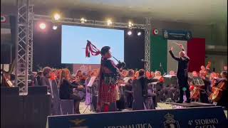 Braveheart theme on bagpipe with philharmonic orchestra  pipe major Nick MacVicar [upl. by Ileray]