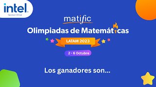 Ganadores de las Olimpiadas de Matemáticas Matific 2023 [upl. by Fafa]