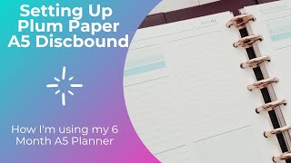 Plum Paper A5 Daily Planner Setup  Review and Flipthru  How Im using my Plum Paper Planner [upl. by Hoem]