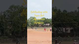 Outstanding catch super ball mp muneer Janapriya cricket leather ball cricketkit [upl. by Ardnasil973]