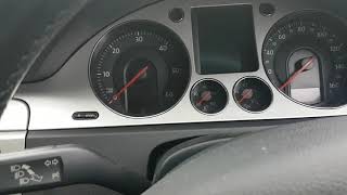 VW instrument cluster dashboard Fault Volkswagen Passat 2 0 TDI 2007 [upl. by Aisemaj970]