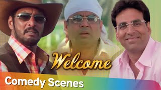 Welcome  Best Comedy Scenes  Akshay Kumar Paresh Rawal  Nana Patekar  Bollywood Comedy [upl. by Mazel]