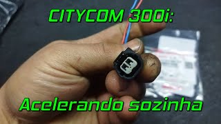 CITYCOM 300i Acelerando sozinha [upl. by Atiram528]