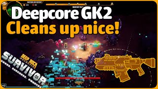 Weapon Mastery  Deepcore GK2  Deep Rock Galactic Survivor [upl. by Nadab]