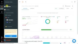 Weekdone  How to link weekly plans to OKRs demo [upl. by Areik]