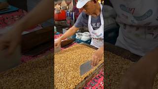 Must try Freshly made Peanut Candy Bar  Street Food Thailand [upl. by Avrenim]