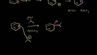 FriedelCrafts alkylation  Aromatic Compounds  Organic chemistry  Khan Academy [upl. by Medarda]