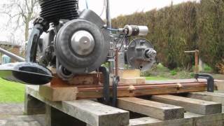 Lambretta LD150 Engine  Startup on test rig [upl. by Veats]