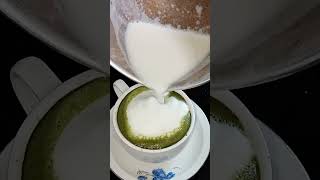 Weekend breakfast with cappuccino matcha asmrsounds aestheticmorning aestheticmatcha [upl. by Joerg710]