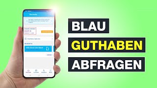 Blau Prepaid Guthaben abfragen – Tutorial – Testventure [upl. by Adnik143]