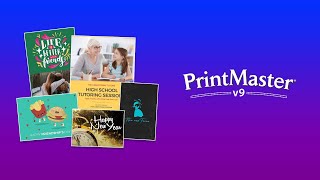 PrintMaster v9  Create from Scratch [upl. by Adon]