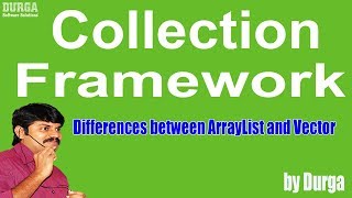 Differences between ArrayList and Vector Collection Framework [upl. by Borg]