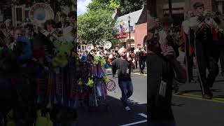 Marlborough High School Marching Band bandparade parade marlborough [upl. by Acimahs]