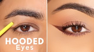 How To Large Wing Eyeliner on HOODED Eyes [upl. by Ck]