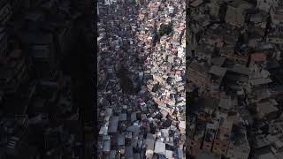 🇧🇷 Brazil 🇧🇷 Huge slum quarter  Rocinha Favel travel adventure beautiful landscape [upl. by Zorah]