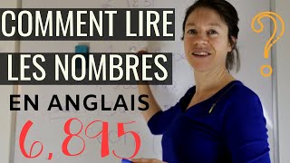 LES CHIFFRES EN ANGLAIS  comment compter et dire les nombres en anglais à loral révision [upl. by Limaj]