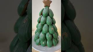 Madeleine cookie Christmas tree 🎄 christmas music merrychristmas song [upl. by Edyaw]