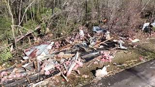 Wetumpka Alabama Tornado Aftermath Drone Part 2  11302022 [upl. by Duff185]