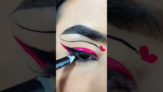 Eye makeup hack shorts viralhacks makuphacks beautyhacks hack makuplook eyemakeup eyeliner [upl. by Ragan]