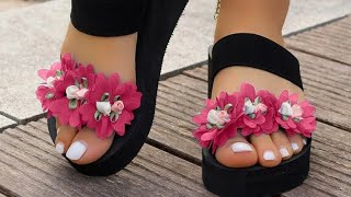 collection for new design sandal heelyoutubeshorts fashion sandals sandels [upl. by Aneeres]