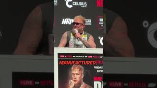 Jake Paul vs Mike Tyson Awkward Press Conference [upl. by Slinkman]