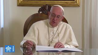 Message vidéo du Pape François aux Oeuvres pontificales missionnaires [upl. by Anayhd]