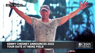 Kenny Chesney Announces 2022 Tour Date At Heinz Field [upl. by Lednew]