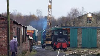 Ruston No2 pulls the deisel crane [upl. by Dahs]