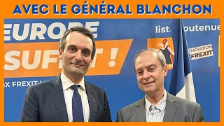 Entretien avec le général Blanchon notre colistier aux élections européennes [upl. by Goldstein]