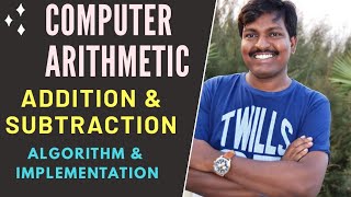 Addition and Subtraction Algorithms for Signed Magnitude Data Computer Arithmetic CO in Telugu [upl. by Swift]