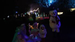 The Christmas lights at Memphis Botanical Gardens [upl. by Asirehc]