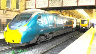 Trains at Preston WCML  120822 [upl. by Ailil]