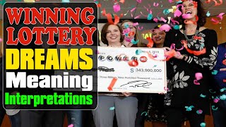 What does winning the lottery dreams mean  Dream Interpretation and Meaning [upl. by Kcirrag280]