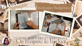 🍂Enveloppes Budgétaires  Clôture S1 et Remplissage Partiel Octobre  Budget Thérapie🍂 [upl. by Lovell]