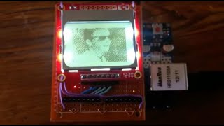 Playing video on a Nokia 3310 LCD with Arduino [upl. by Aneeg390]