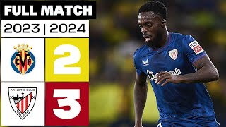 Villarreal CF 2  3 Athletic Club  PARTIDO COMPLETO  LALIGA EA SPORTS 202324 [upl. by Gennifer574]