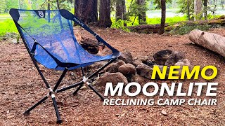 Nemo Moonlite Reclining Camp Chair A Camping MustHave or a Gimmick [upl. by Airetal62]