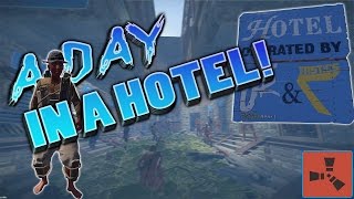 《RUST》DEFENDING THE HOTEL ft JordanRants [upl. by Noslien]