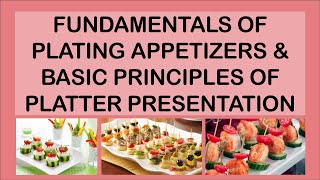 Fundamentals of plating appetizers [upl. by Zoltai]